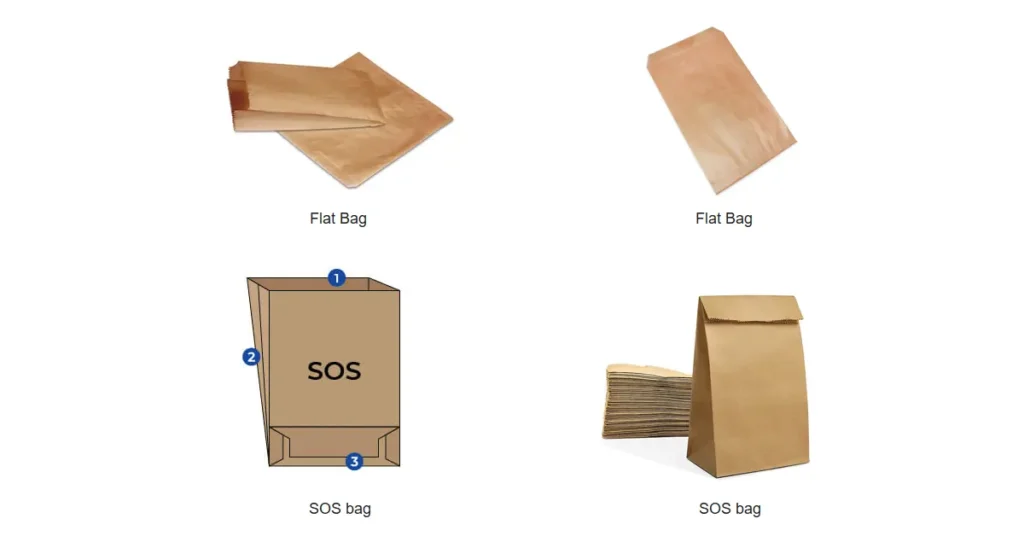 flat and SOS bags