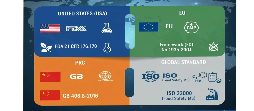 B Flute Vs C Flute: Pick The Best Cardboard For Food Packaging Boxes 7 Global Regulatory Standards for Corrugated Food Packaging 1