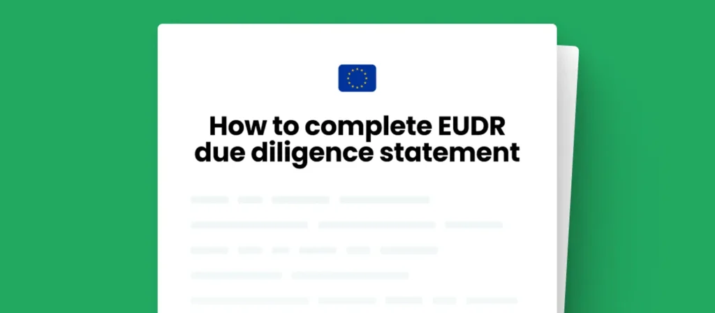 EUDR​ Submit Due Diligence Statements