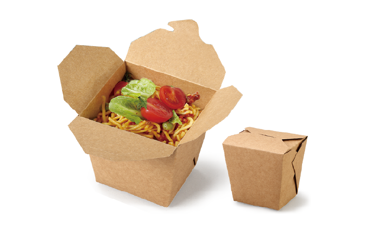 Fold-Top Noodle Box