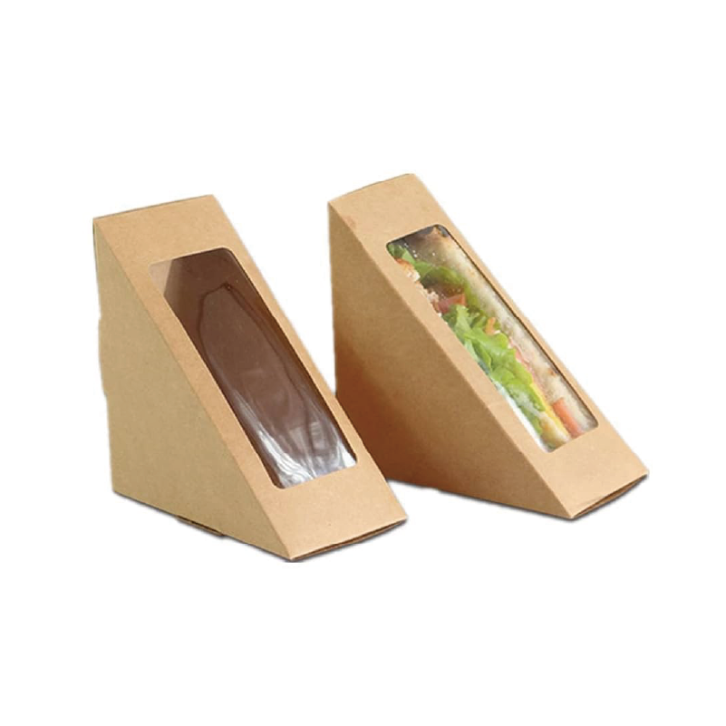 Kraft Sandwhich Box with Window
