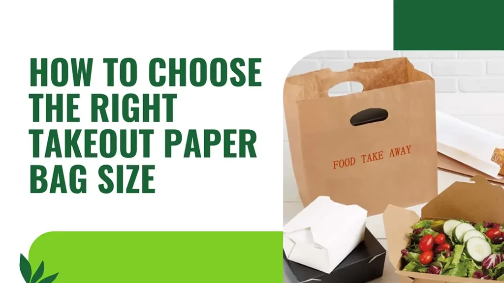 Takeout Paper Bag Size