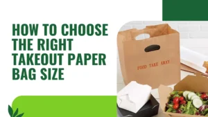 Takeout Paper Bag Size