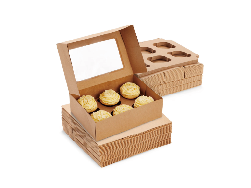 6 Count Cupcake Boxes