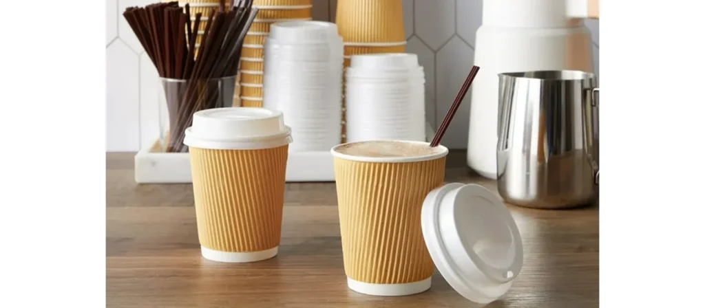 What Is Soy Ink ? 6 Coffee cups soy ink on PE lined cupstock