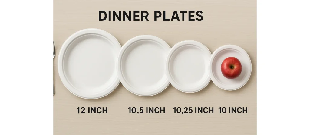 Paper Plate Sizes Guide: Choose the Right Size for Every Use 1 Dinner Plates