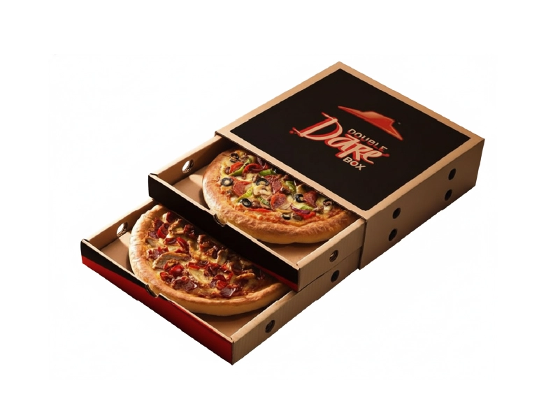Double Layer Pizza Drawer Box