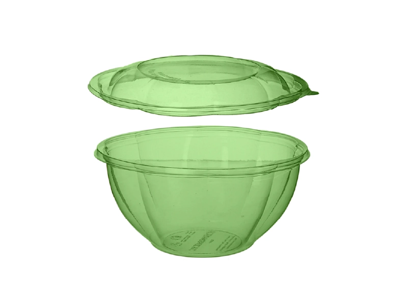 Green PLA Salad Bowls