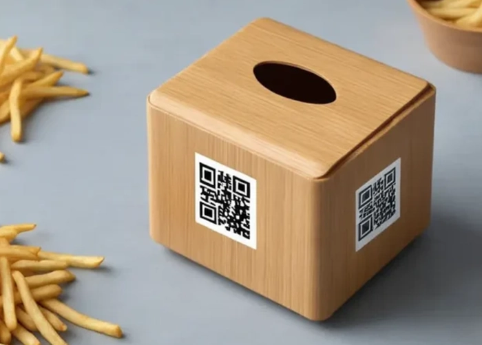 25 Creative French Fries Packaging Ideas That Will Make Your Brand Stand Out 13 Interactive Packaging with QR Codes