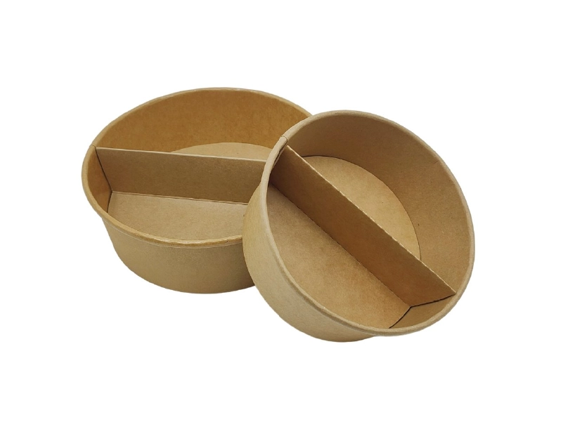 Karft Compartment Salad Bowls