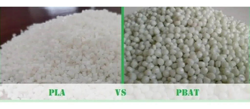PLA vs PBAT: The Better Choice for Eco-Friendly Food Packaging? 1 PLA vs PBAT Raw Material Composition Comparison