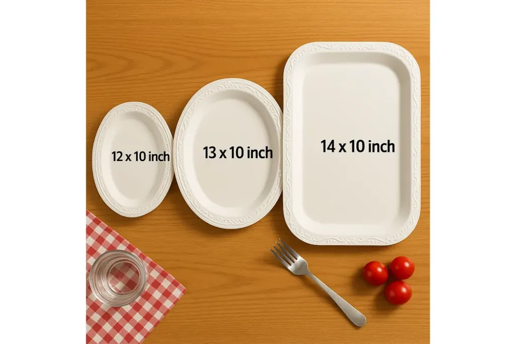 Paper Plate Sizes Guide: Choose the Right Size for Every Use 3 Platter Plates