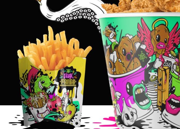 25 Creative French Fries Packaging Ideas That Will Make Your Brand Stand Out 12 Pop Art and Trendy Graphic Designs