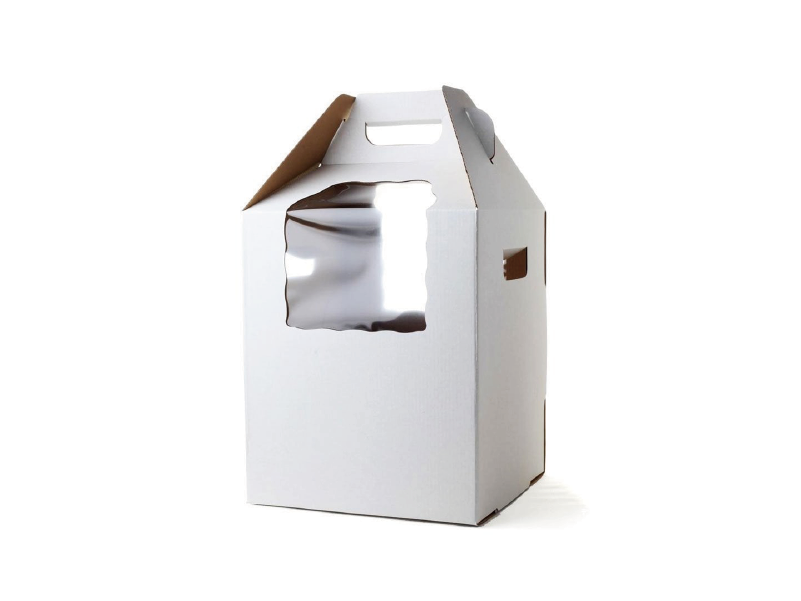 Tall Corrugated Cake