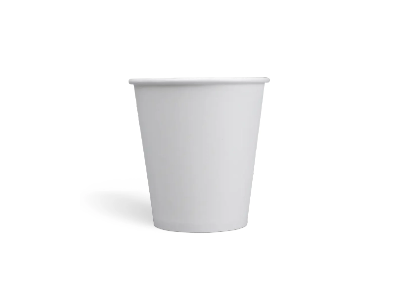 White Single Wall Coffee Cups
