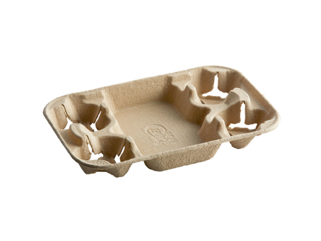 4-Cup Carrier with Tray