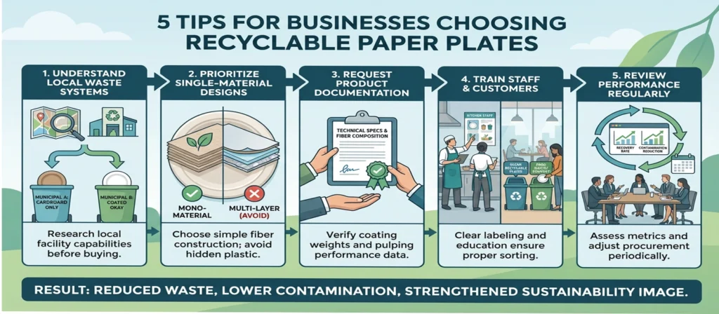 Are Paper Plates Recyclable or Not? 12 5 Tips for Businesses Choosing Recyclable Paper Plates