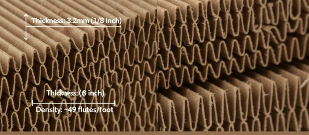 B Flute Vs C Flute: Pick The Best Cardboard For Food Packaging Boxes 1 B Flute Cardboard The Sleek Performer