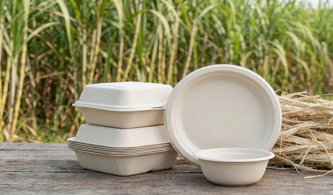 What is Molded Pulp Packaging? 4 Bagasse Fiber