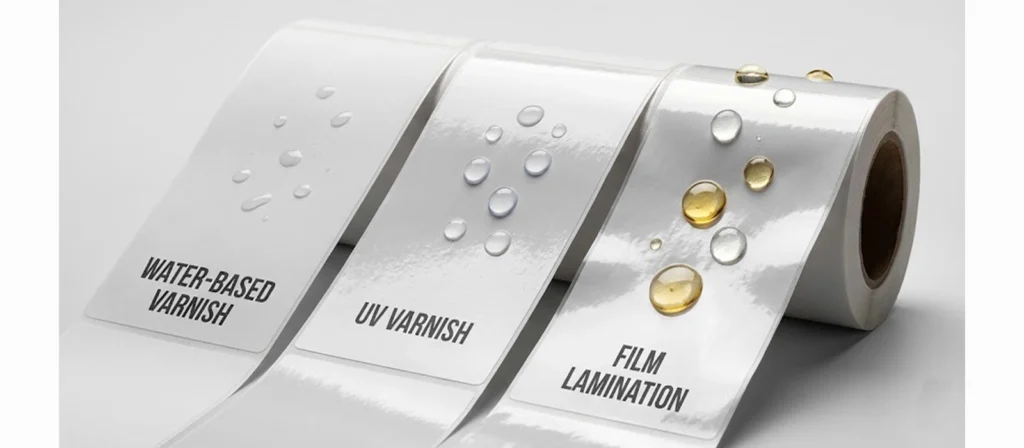 A Complete Guide to Pressure Sensitive Labels for Packaging 7 Coatings and Surface Finishes