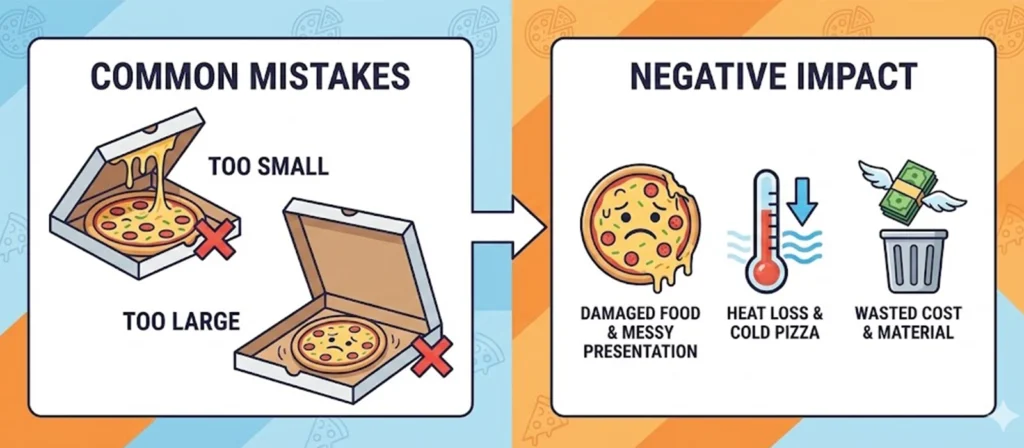 Comprehensive Pizza Box Sizes Guide 8 Common Pizza Box Size Mistakes and Their Impact