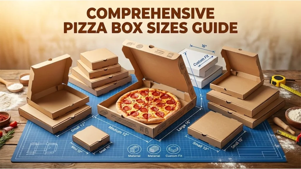 Comprehensive Pizza Box Sizes Guide 3 Comprehensive Pizza Box Sizes Guide