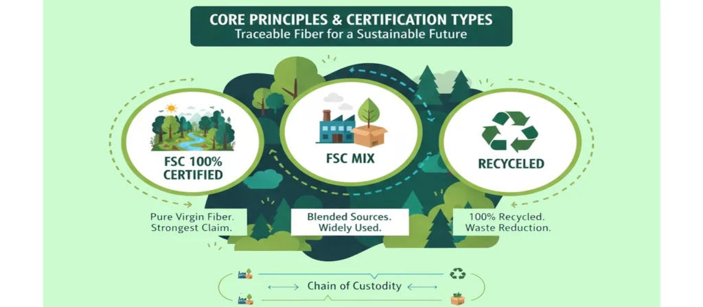 What Is FSC? A Guide to FSC Certified Packaging 2 Core Principles and Certification Types