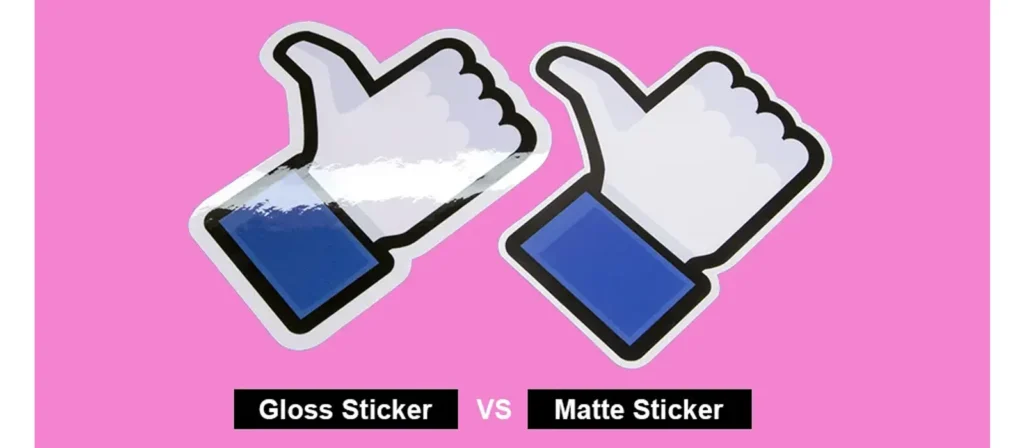 A Guide to Matte Finish vs Glossy Finish for Packaging 8 Custom Stickers