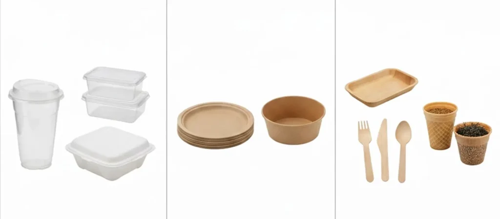 What Are Disposable Food Containers? 6 Disposable Bioplastics and Plant Based Materials Food Containers