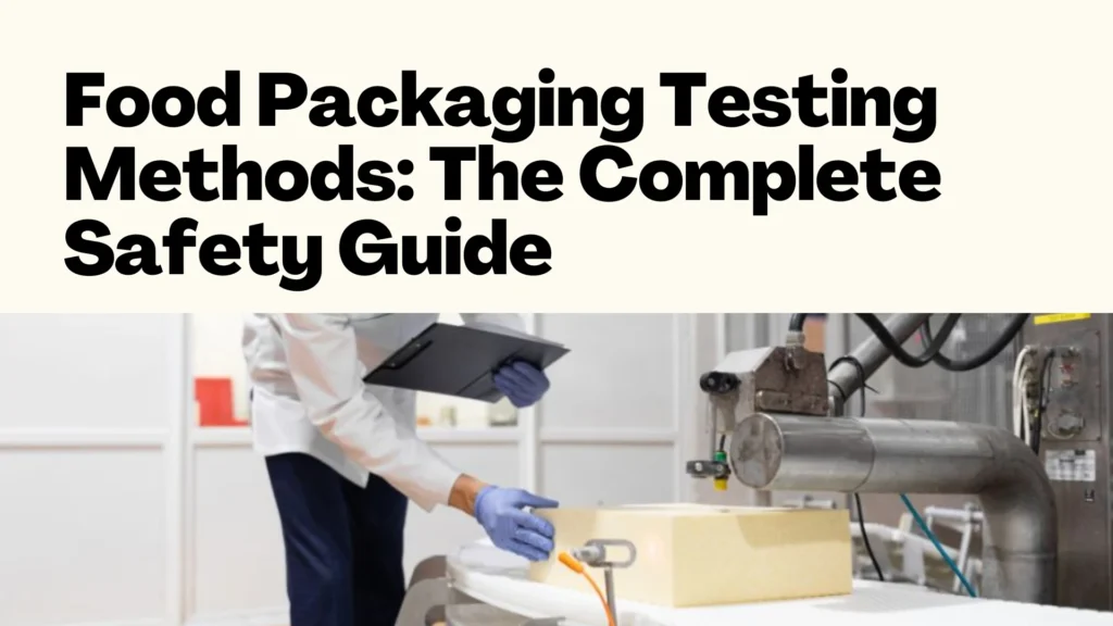 Food Packaging Testing Methods: The Complete Safety Guide 3 Food Packaging Testing Methods The Complete Safety Guide