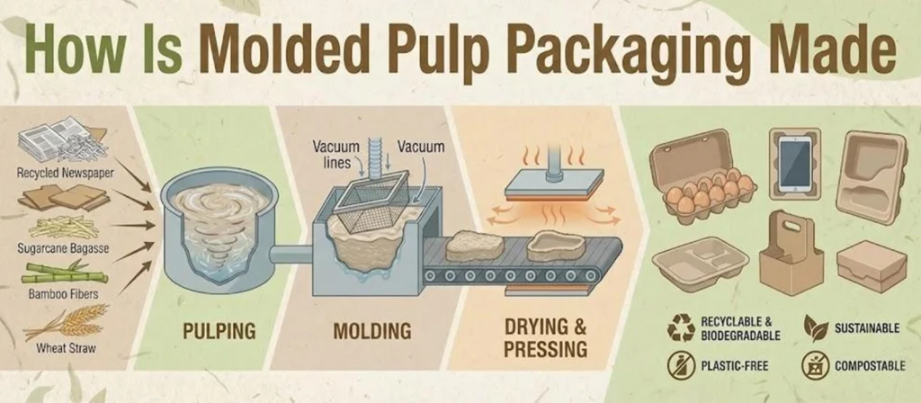 What is Molded Pulp Packaging? 1 How Is Molded Pulp Packaging Mad