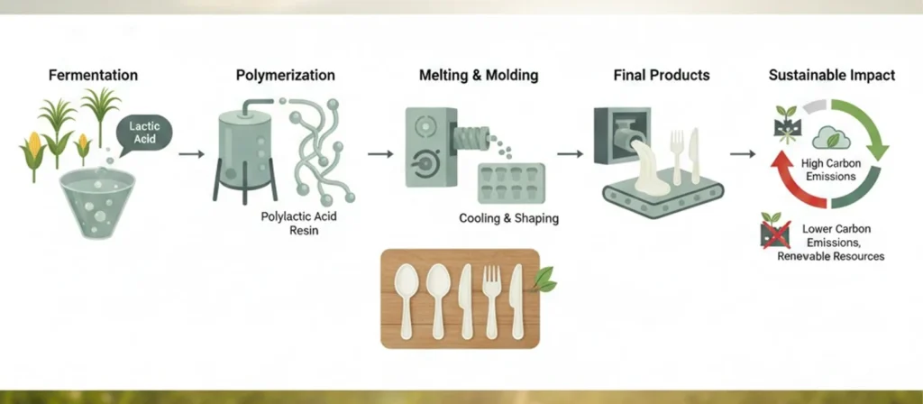 PLA vs CPLA: Clear Guide to Better Eco Choice 2 How PLA is Made 1