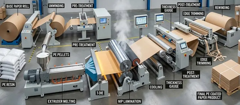 What Is PE Coated Paper? 2 How is PE Coated Paper Manufactured