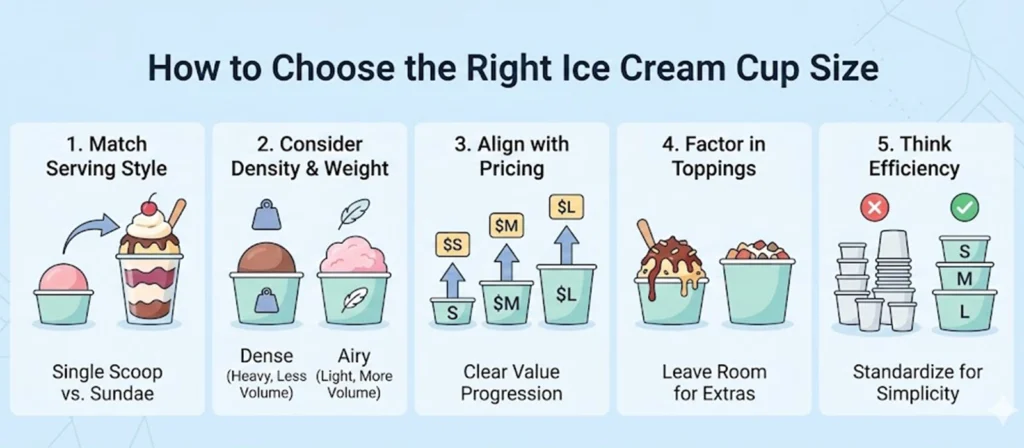 Ice Cream Cup Size Guide for Food Businesses 14 How to Choose the Right Ice Cream Cup Size