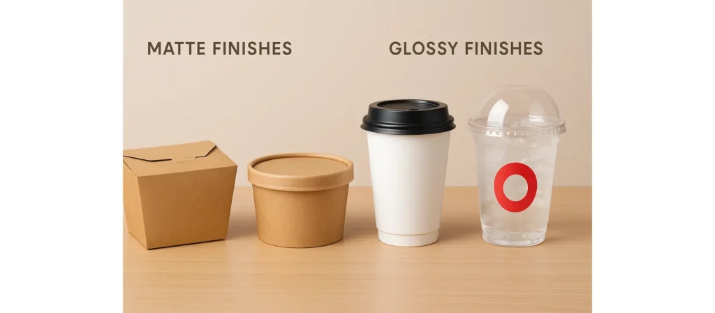 A Guide to Matte Finish vs Glossy Finish for Packaging 3 Matte and Gloss Finishes Food Packaging