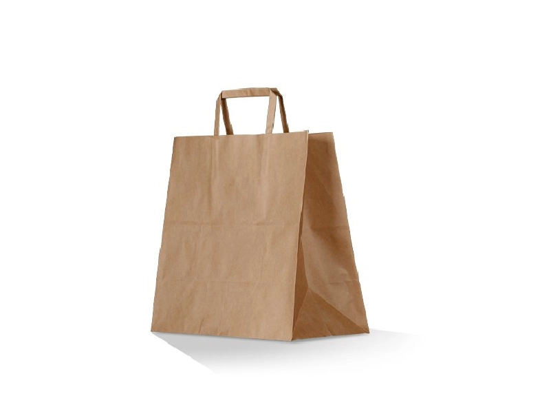 Paper Bag With Flat Handle
