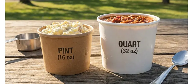 Pint Vs Quart: The Complete Guide to Food Packaging Sizes 5 Pint and Quart in Food Packaging