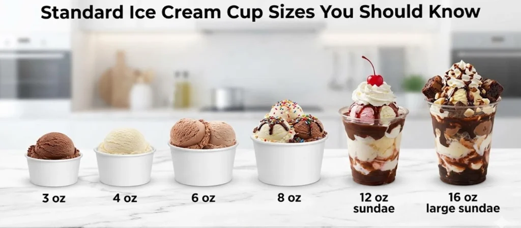 Ice Cream Cup Size Guide for Food Businesses 2 Standard Ice Cream Cup Sizes You Should Know