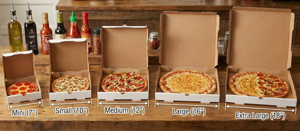 Comprehensive Pizza Box Sizes Guide 2 Standard Pizza Box Sizes