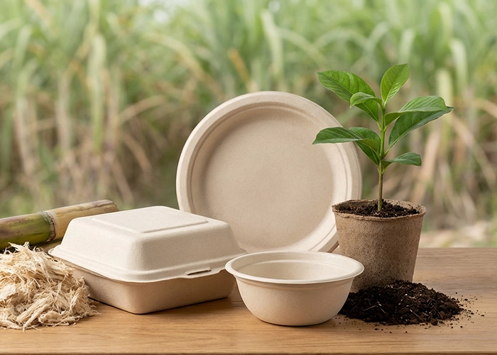 A Complete Guide to PFAS Free Food Packaging Safety 5 Sugarcane Bagasse The Compostable Fiber Alternative