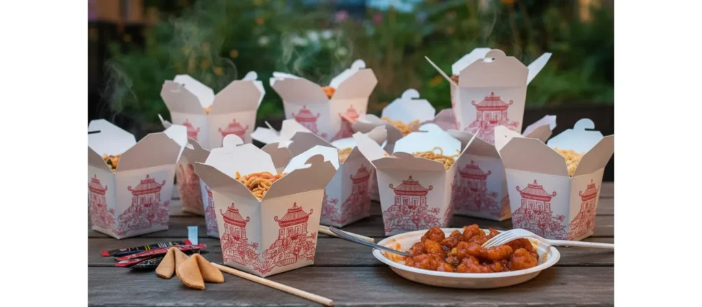 What Are Disposable Food Containers? 9 Takeout Boxes Scene Diagram