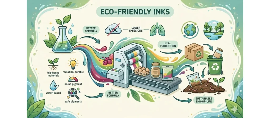 Eco-Friendly Inks in Packaging: Types, Benefits, and Uses 1 What Are Eco Friendly Inks in Packaging