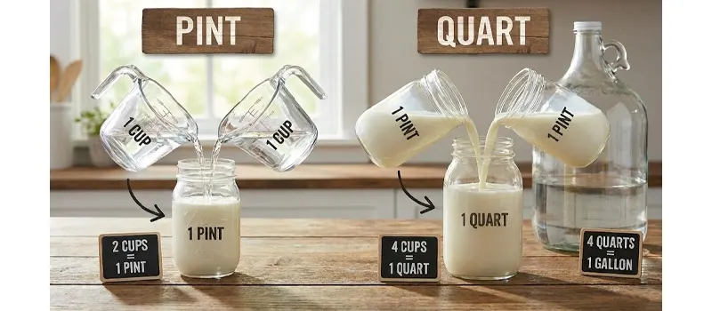 Pint Vs Quart: The Complete Guide to Food Packaging Sizes 3 Whats the Difference Between Pint vs Quart