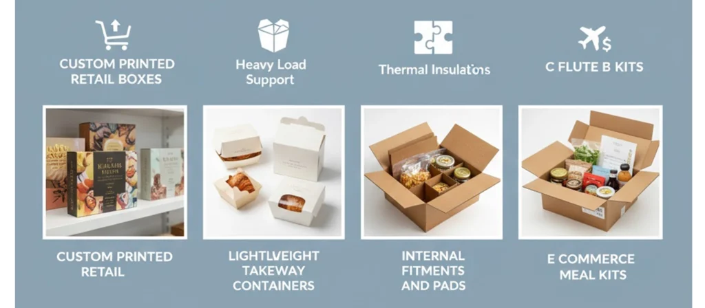 B Flute Vs C Flute: Pick The Best Cardboard For Food Packaging Boxes 5 When to Choose B Flute Display Branding