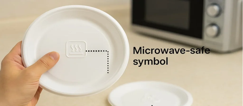 Can You Microwave Paper Plates? 7 microwave safe label