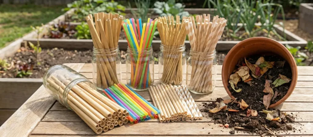 What Are Compostable Straws? A Practical Guide for Sustainable Food Service 6 Different Types of Compostable Straws
