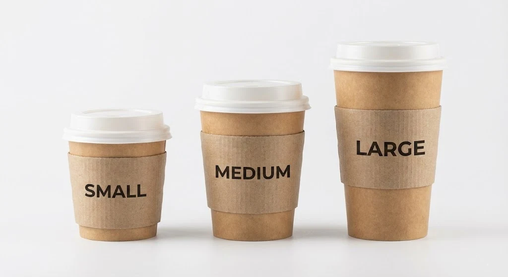 Coffee Cup Sizes Guide for Cafés & Wholesale Buyers 3 Size Perception and Pricing Power