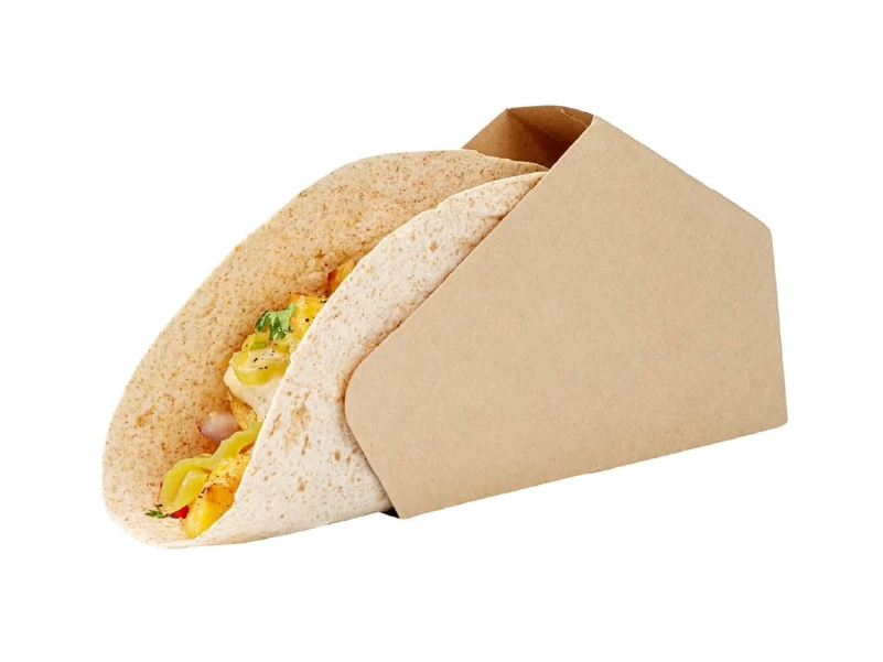 Self-Standing Kraft Taco Holder