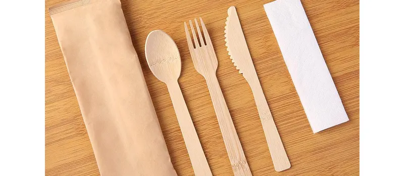 Types of Disposable Utensils 6 Bamboo Disposable Cutlery