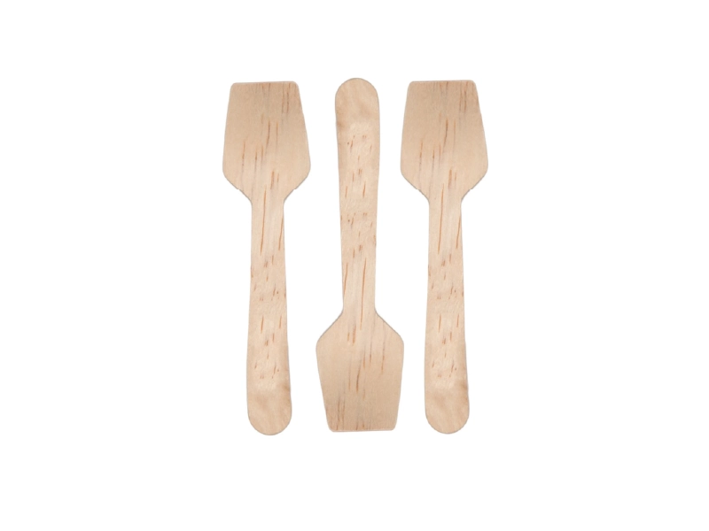 Disposable Wooden Ice Cream Spoon